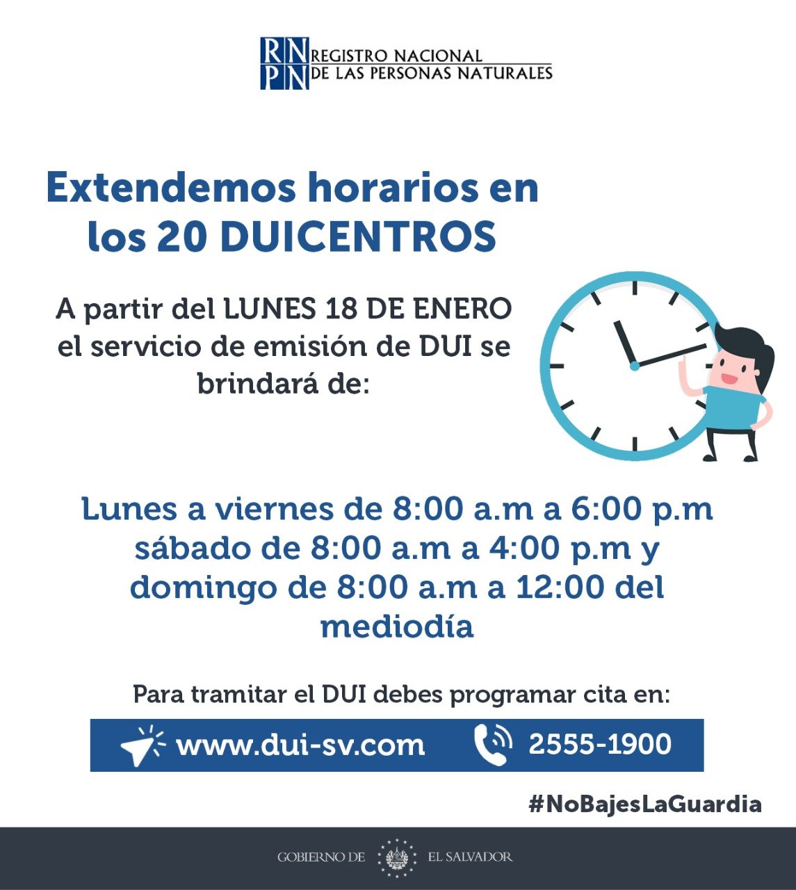 Horario Extendido